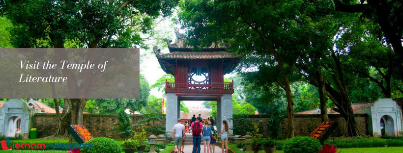 Visit the Temple of Literature - Hanoi - Vietnam visa online