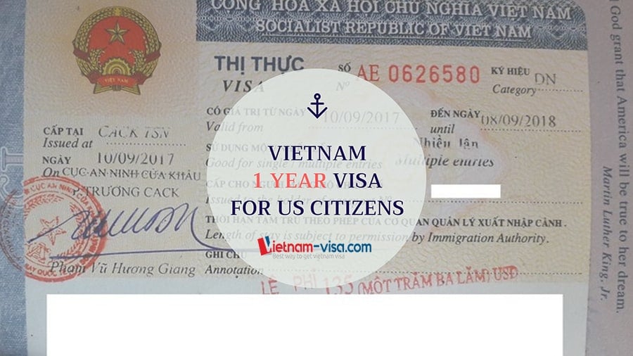 Vietnam 1 year visa for US citizens