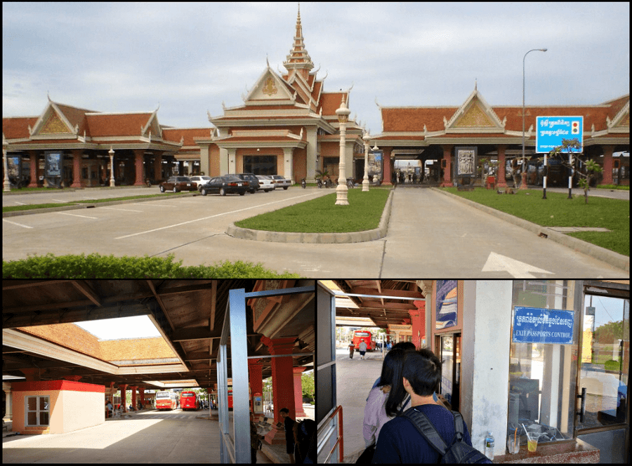 Bavet border gate - Cambodia - visa run from saigon