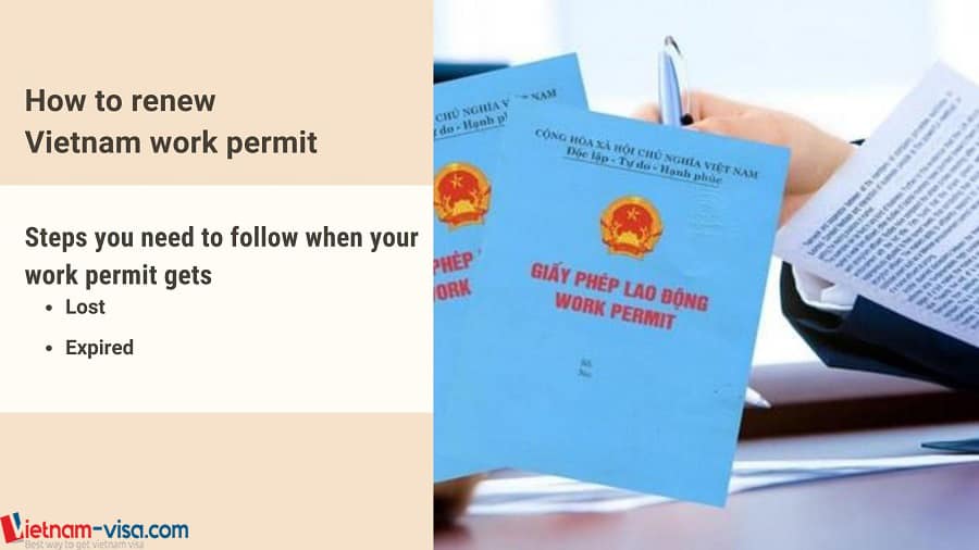 Steps to renew work permit in Vietnam