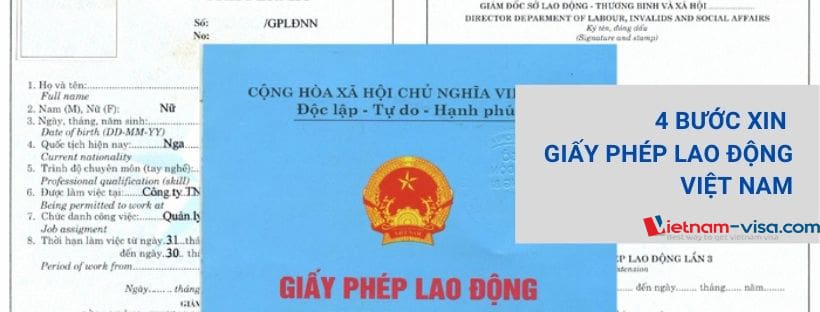 4 bước xin Giấy phép lao động Việt Nam