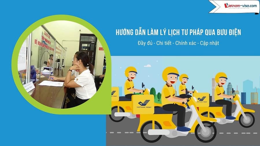 Làm lý lịch tư pháp qua bưu điện