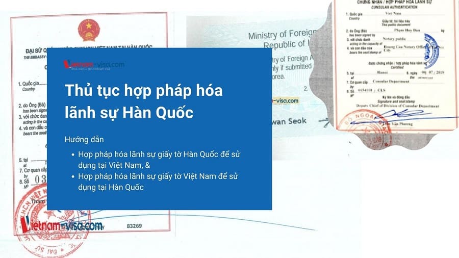 Hợp pháp hóa lãnh sự Hàn Quốc