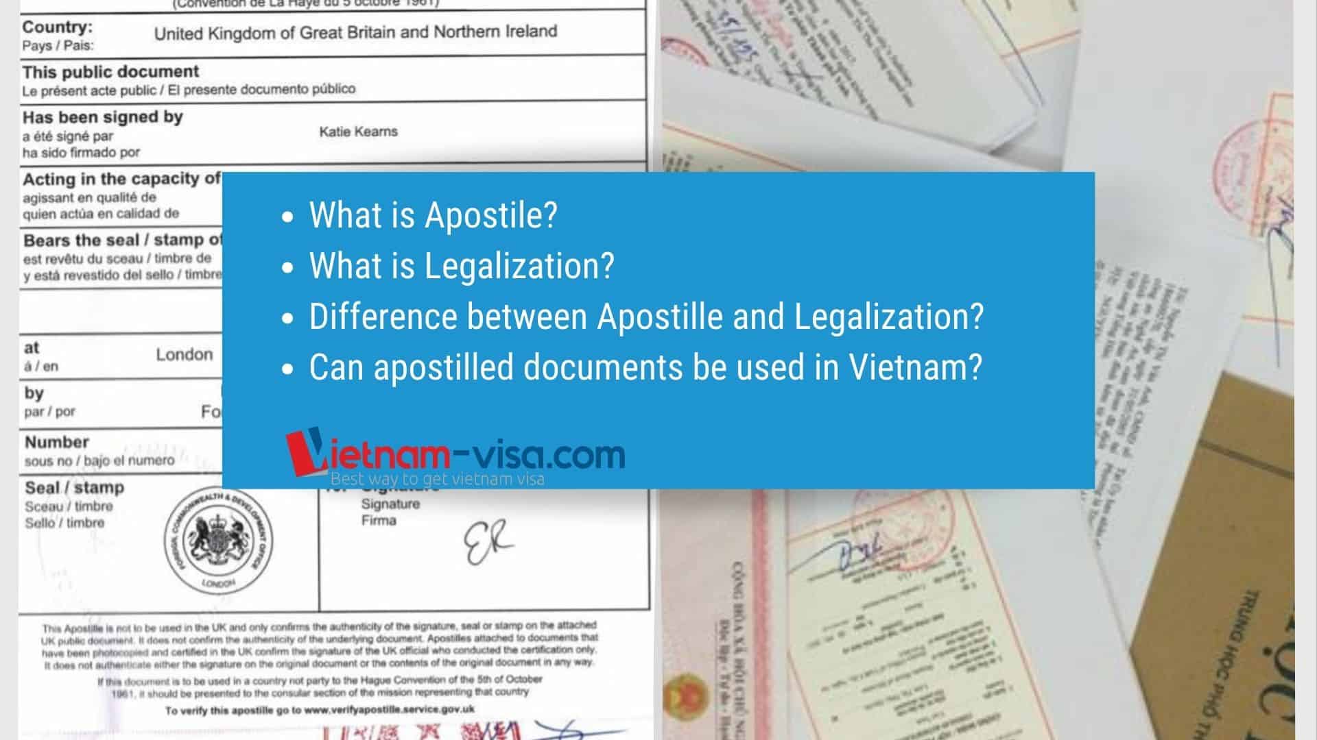 What is Apostille? Is Apostille Available in Vietnam