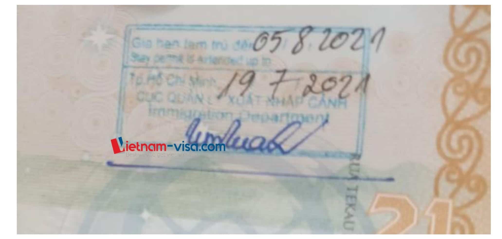 Vietnam exit visa for foreign baby born in Vietnam