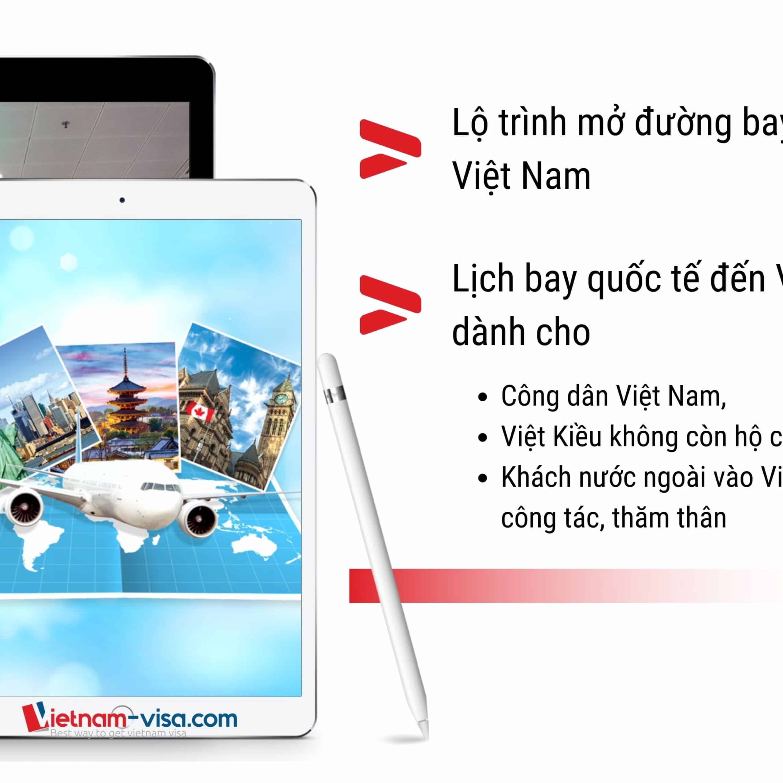 Lịch chuyến bay quốc tế về Việt Nam mới nhất 2022 – Đã mở bán nhiều chặng bay