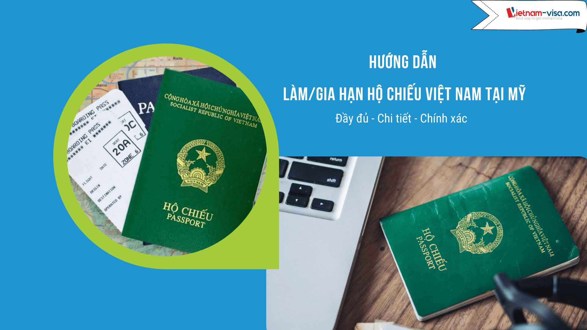 Hướng dẫn làm, gia hạn hộ chiếu Việt Nam tại Mỹ - Vietnam-visa