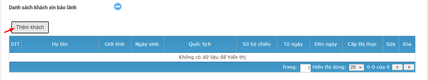 Thêm khách để khai báo thông tin người nhập cảnh - Đơn xin đề nghị nhập cảnh Việt Nam - Vietnam-visa