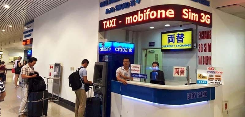 Buying Vietnam sim card at Ho Chi Minh airport - Vietnam-visa