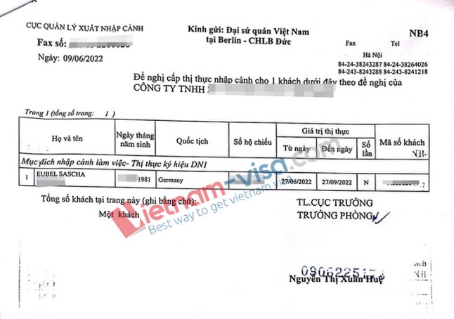 办理越南商务签证需要什么材料