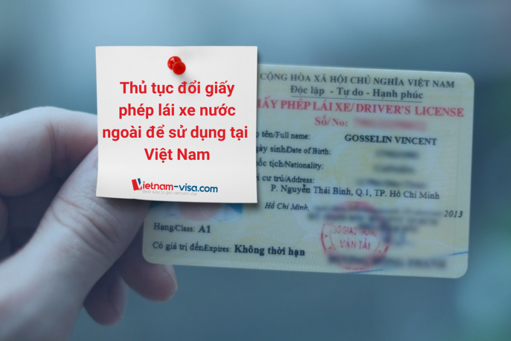 Đổi giấy pháp lái xe nước ngoài để sử dụng tại Việt Nam
