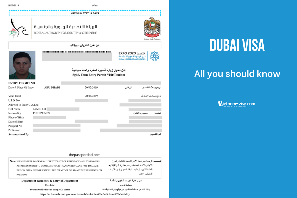 Dubai visa for tourists (UAE) – How to get it in 1 working day