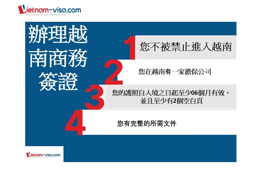 越南商務簽證流程