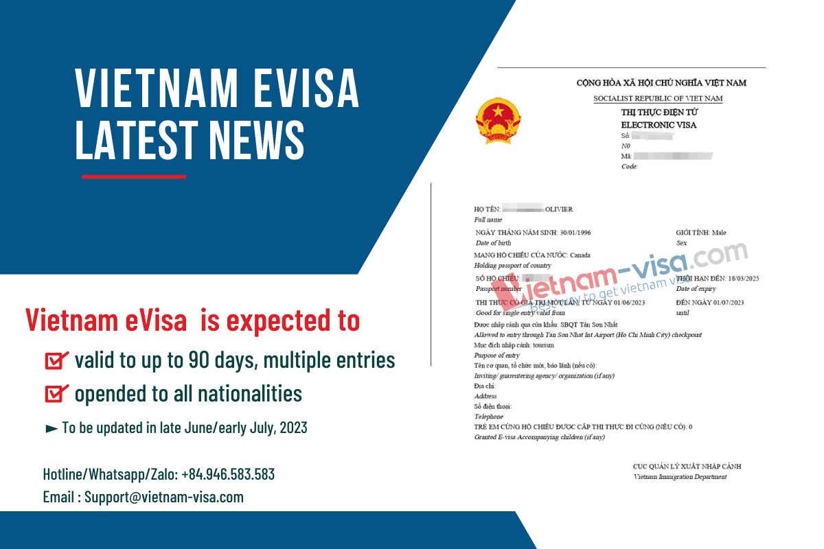 Vietnam eVisa Latest News from Vietnam Authorities