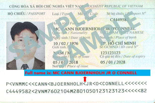 Vietnam evisa passport bio photo requirements
