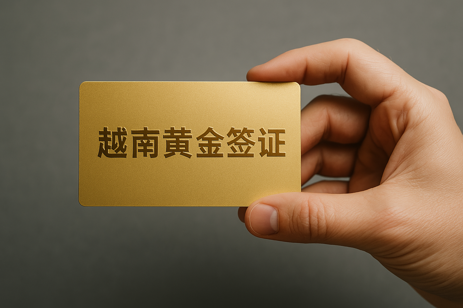 越南黄金签证”的提案- 越南签证最新热点