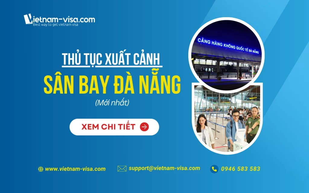 Thủ tục xuất cảnh sân bay Đà Nẵng mới nhất