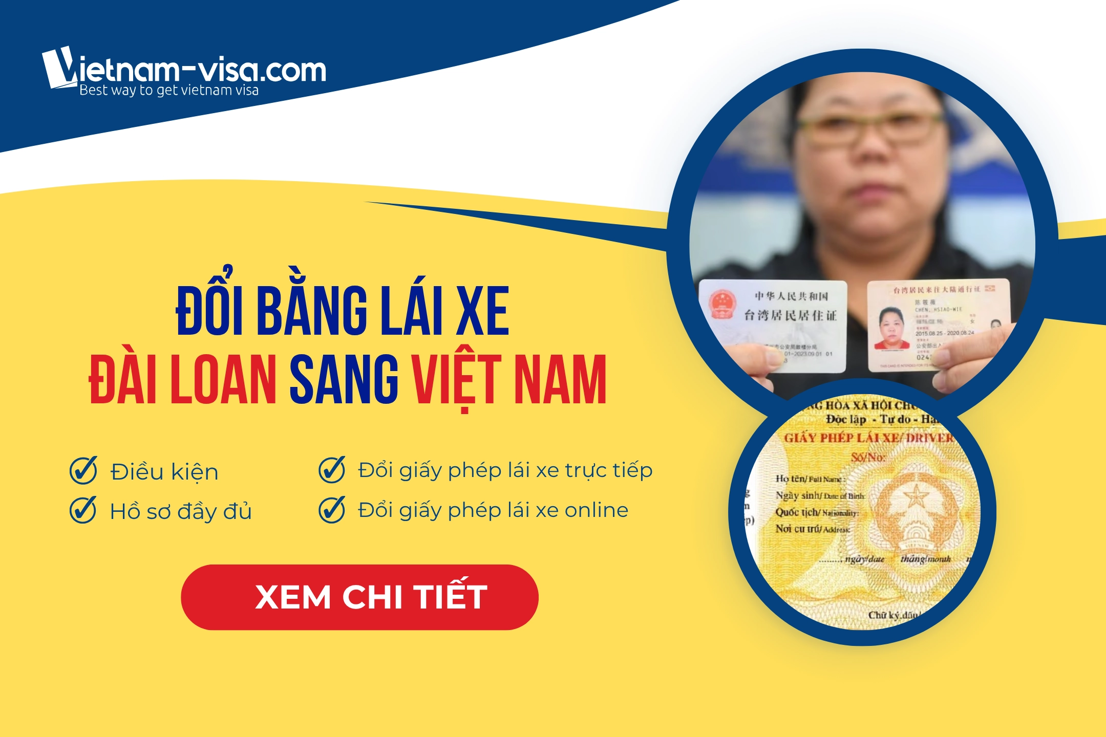 Đổi bằng lái xe Đài Loan sang Việt Nam – Điều kiện và thủ tục chi tiết