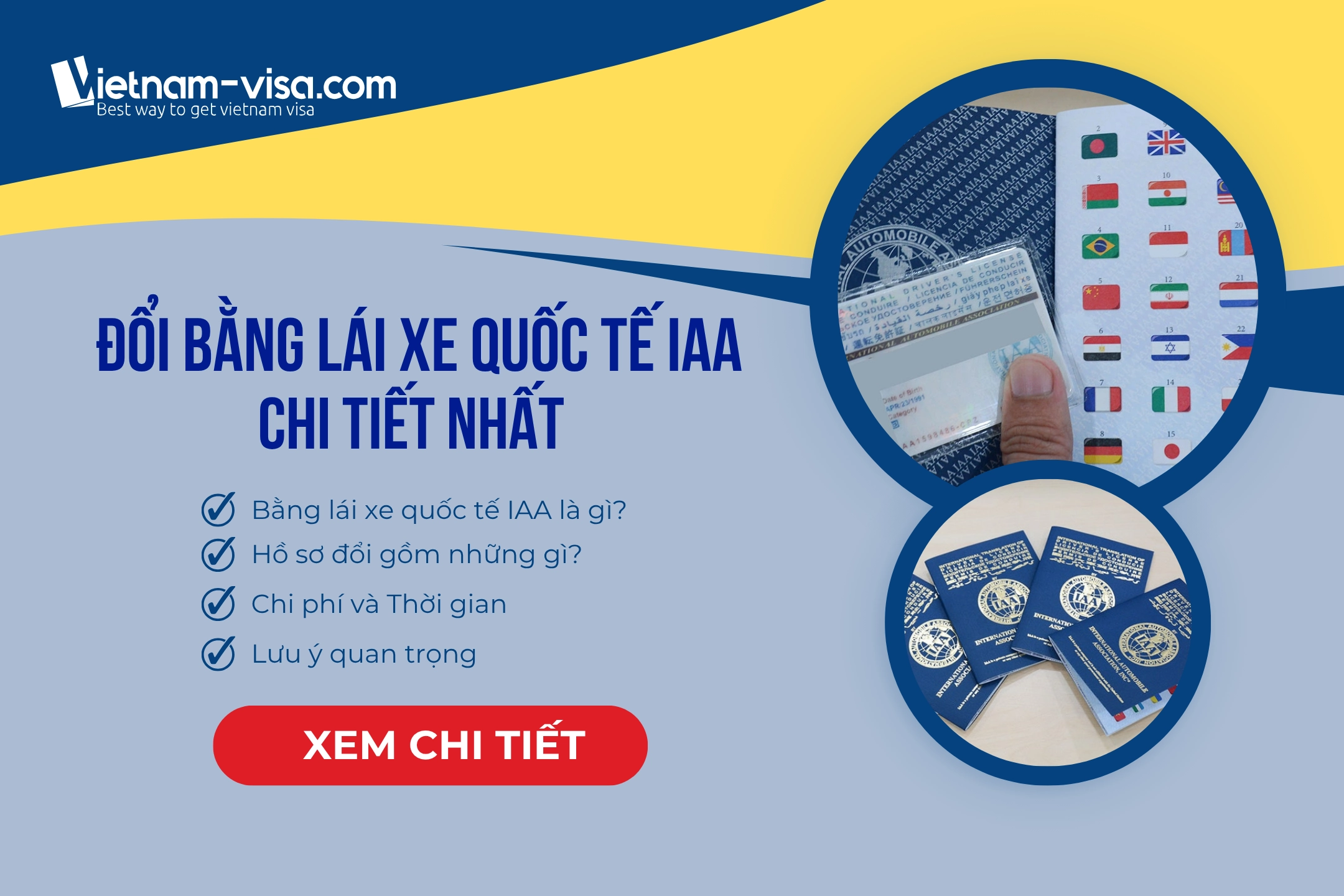 Tất tần tật về đổi bằng lái xe quốc tế IAA tại Việt Nam