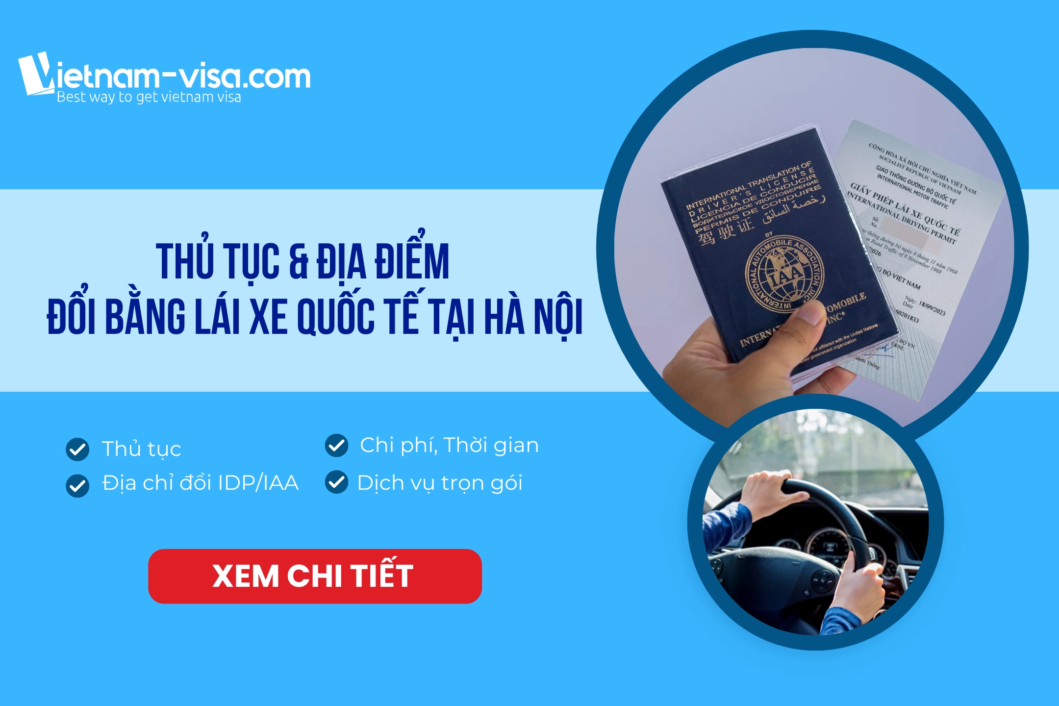 Đổi bằng lái xe quốc tế tại Hà Nội: Hướng dẫn thủ tục, chi phí & địa chỉ uy tín