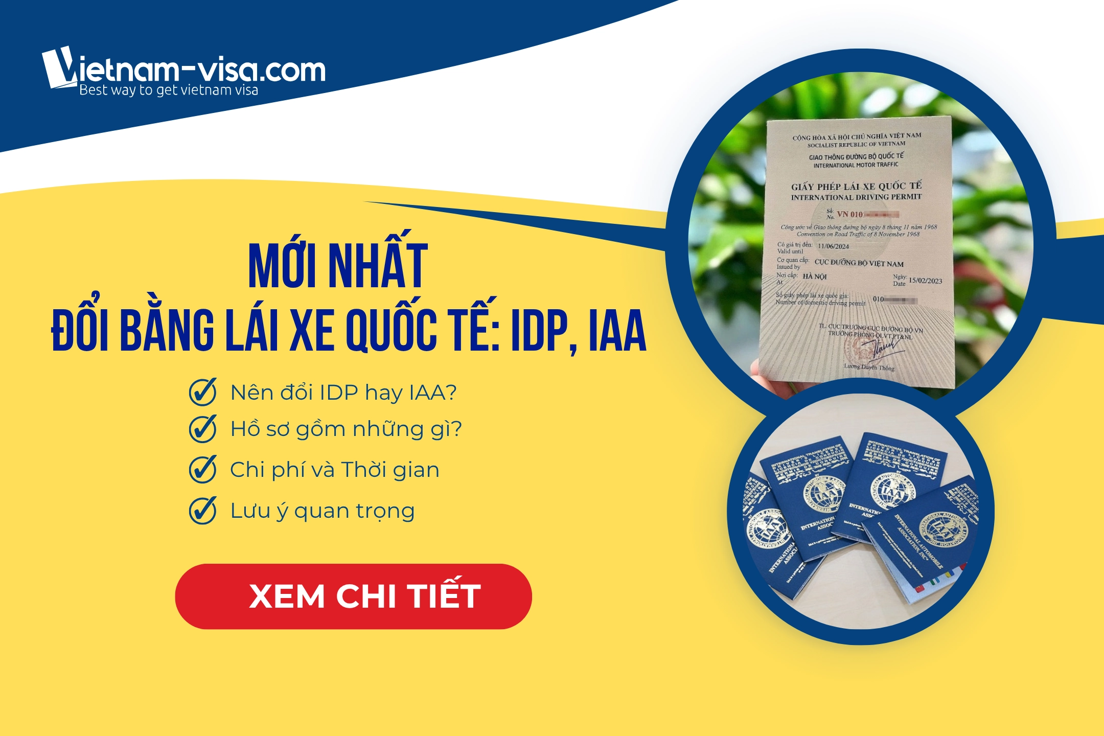 Hướng dẫn đổi bằng lái xe quốc tế cho người Việt Nam: IDP, IAA và những điều cần biết