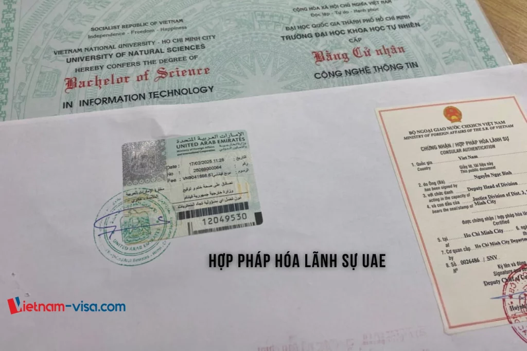 Thủ tục hợp pháp hóa lãnh sự UAE