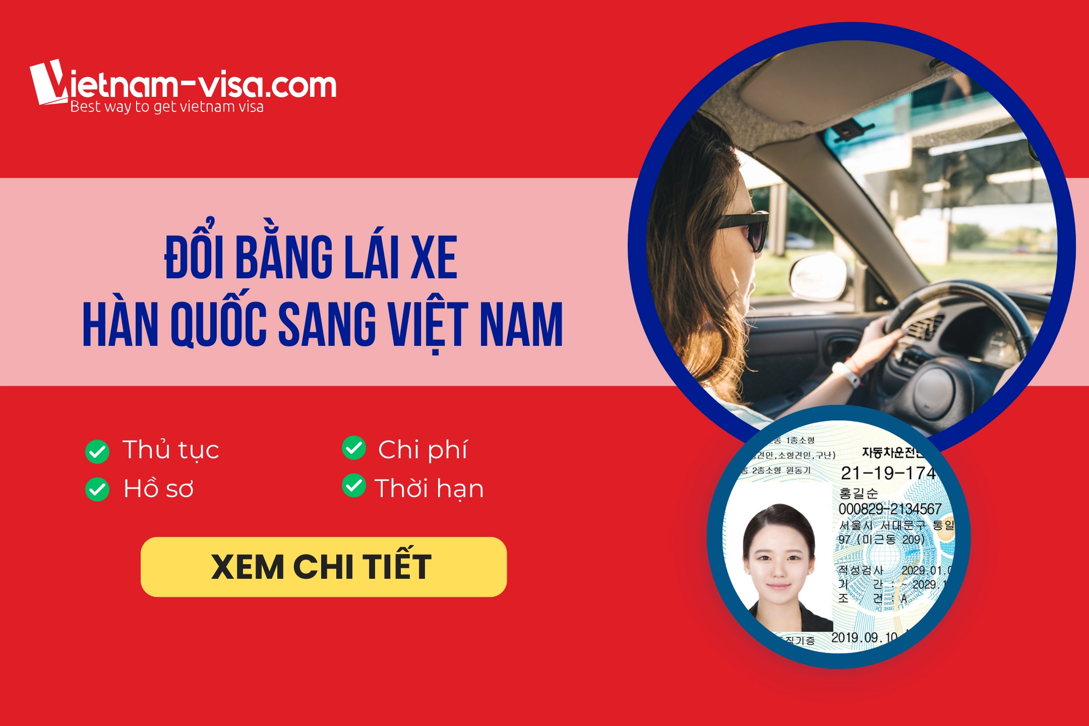 Hướng dẫn thủ tục đổi bằng lái xe Hàn Quốc sang Việt Nam – Mới nhất