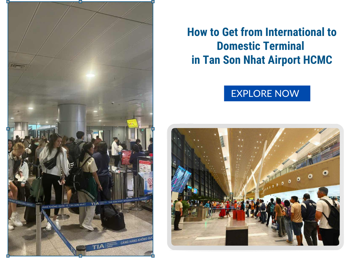 How to Get from International to Domestic Terminal in Tan Son Nhat Airport (SGN), Ho Chi Minh City?