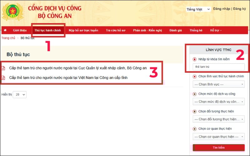 Đăng ký cấp thẻ tạm trú online cho người nước ngoài