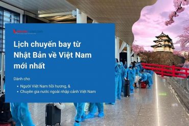 Đặt vé máy bay giá rẻ từ Nhật Bản về Việt Nam – Lịch chuyến bay mới nhất