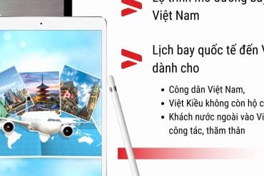 Lịch chuyến bay quốc tế về Việt Nam mới nhất