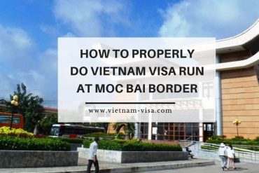 Vietnam visa run at Moc Bai border checkpoint