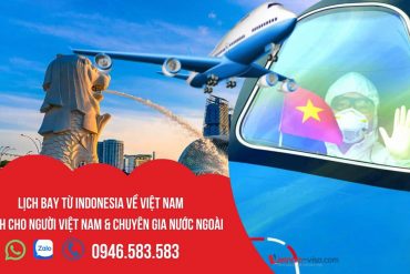 [HOT] Vé máy bay từ Indonesia về Việt Nam – Lịch bay mới nhất